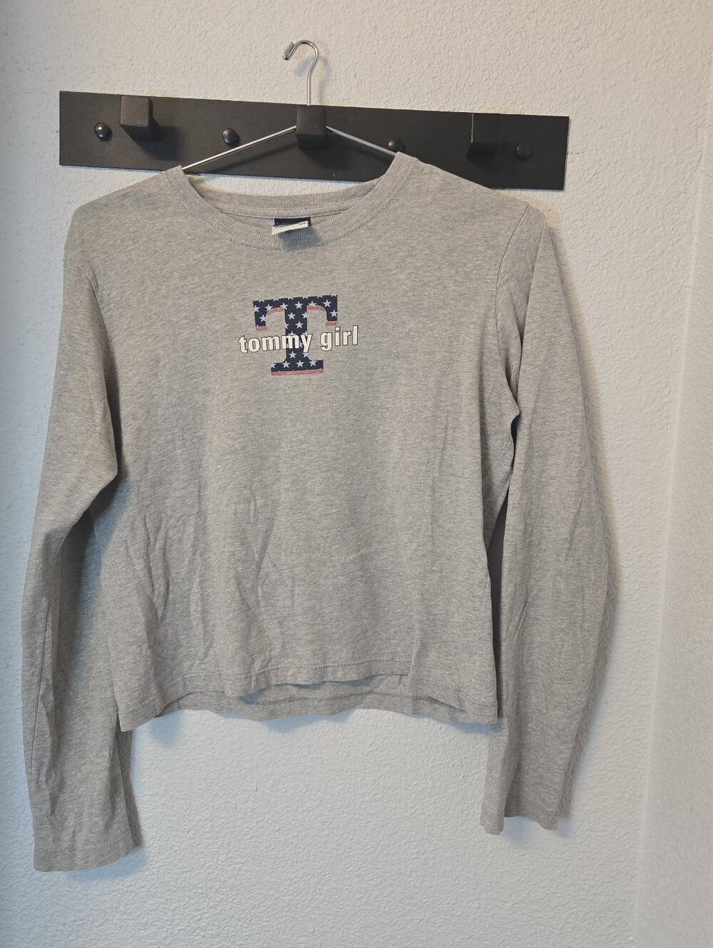 Vintage 90s Tommy Girl USA Made Long Sleeve T-Shirt M